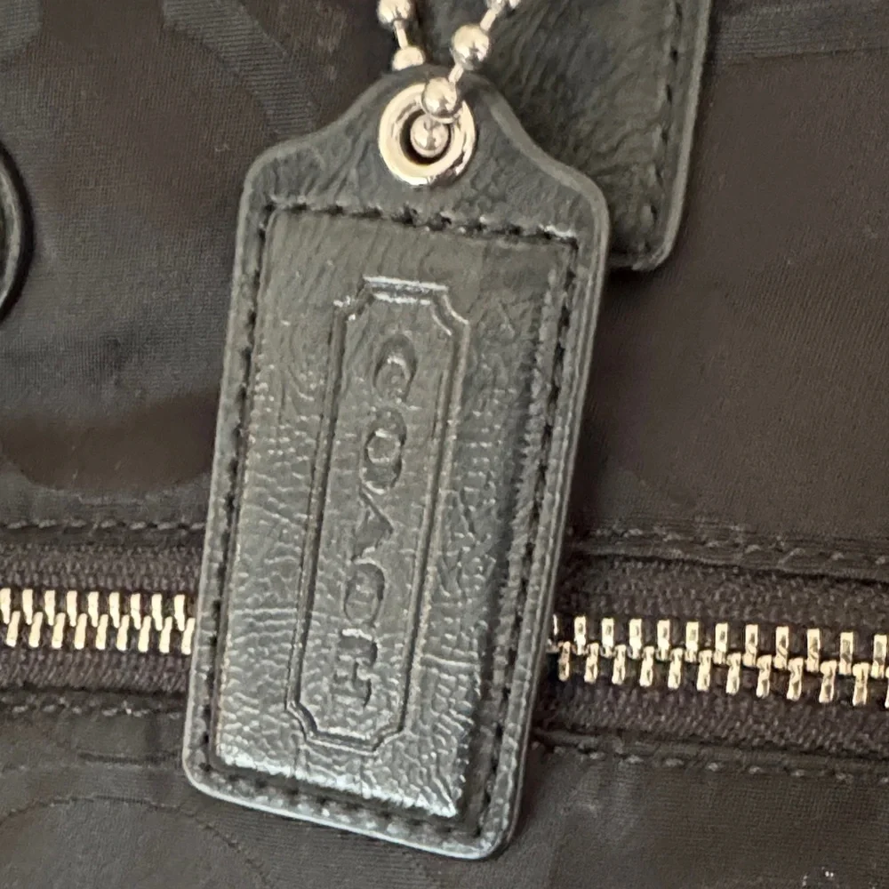 Coach Black Travel Weekender Bag - Picture 3 of 8